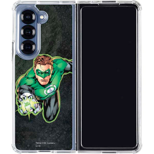 DC Comics Green Lantern Portrait Art by Jim Lee Galaxy Z Fold6 Clear Case