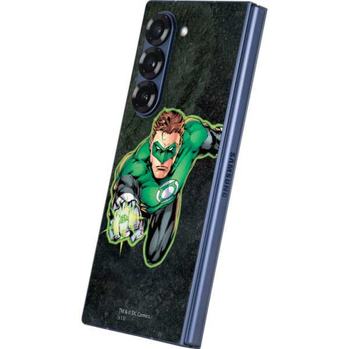 DC Comics Green Lantern Portrait Art by Jim Lee Galaxy Z Fold6 Skin
