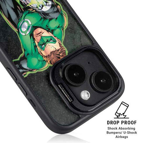 DC Comics Green Lantern Portrait Art by Jim Lee iPhone 13 Kickstand Case