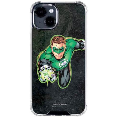 DC Comics Green Lantern Portrait Art by Jim Lee iPhone 15 Clear Case