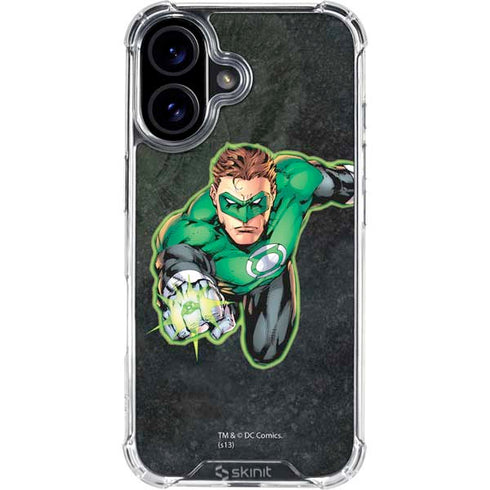 DC Comics Green Lantern Portrait Art by Jim Lee iPhone 16 Clear Case
