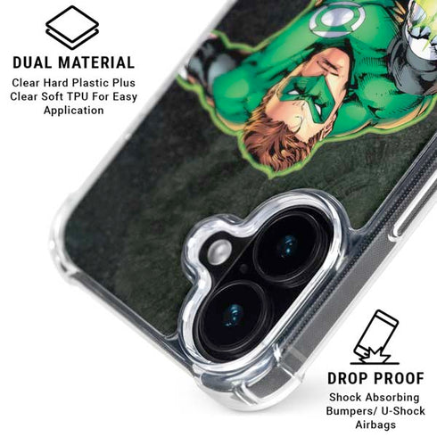 DC Comics Green Lantern Portrait Art by Jim Lee iPhone 16 Plus MagSafe Case