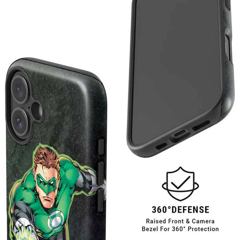 DC Comics Green Lantern Portrait Art by Jim Lee iPhone 16 Plus Magsafe Impact Case