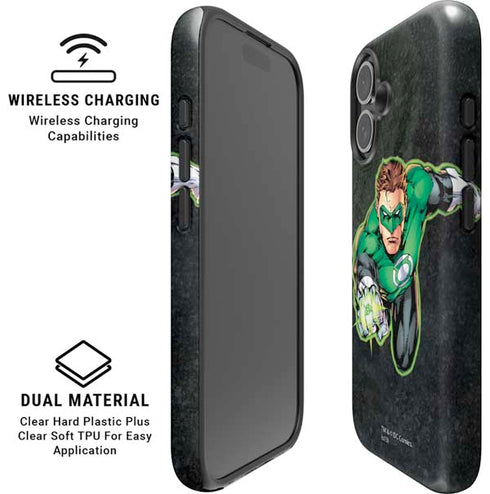 DC Comics Green Lantern Portrait Art by Jim Lee iPhone 16 Plus Magsafe Impact Case