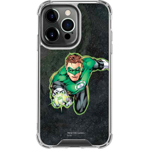 DC Comics Green Lantern Portrait Art by Jim Lee iPhone 16 Pro Clear Case