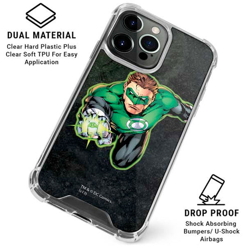 DC Comics Green Lantern Portrait Art by Jim Lee iPhone 16 Pro Max Clear Case