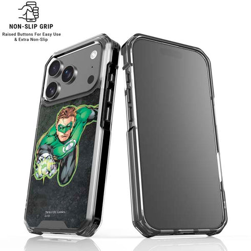 DC Comics Green Lantern Portrait Art by Jim Lee iPhone 18 Pro Clear Case