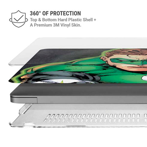 DC Comics Green Lantern Portrait Art by Jim Lee MacBook Pro 14in (2021-24) Case plus Skin