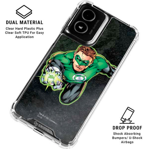 DC Comics Green Lantern Portrait Art by Jim Lee Moto G Power 5G (2024) Clear Case