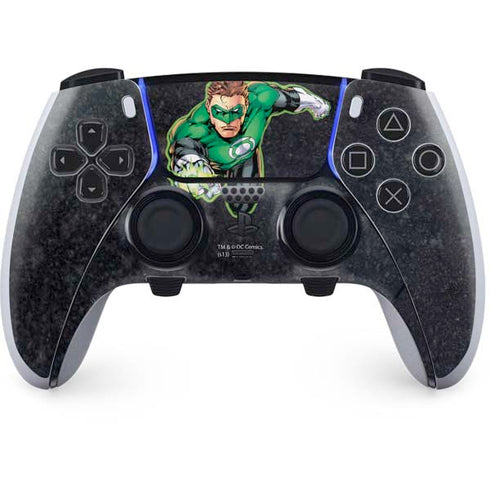 DC Comics Green Lantern Portrait Art by Jim Lee PS5 DualSense Edge Pro Controller Skin
