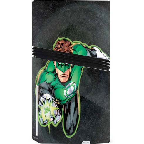DC Comics Green Lantern Portrait Art by Jim Lee PS5 Pro Disk Console Skin