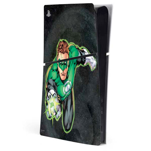 DC Comics Green Lantern Portrait Art by Jim Lee PS5 Slim Digital Edition Console Skin