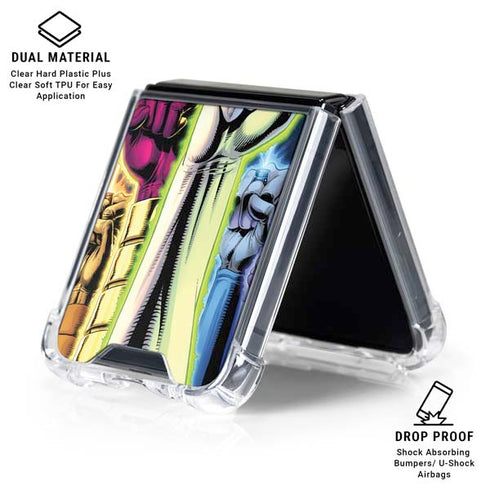 DC Comics Green Lantern Blackest Night: Tales of the Corps 1 Cover Galaxy Z Flip6 Clear Case