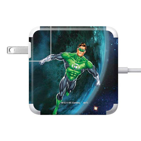 DC Comics Green Lantern Action Pose in Space 85W Power Adapter (15 and 17 inch MacBook Pro Charger) Skin