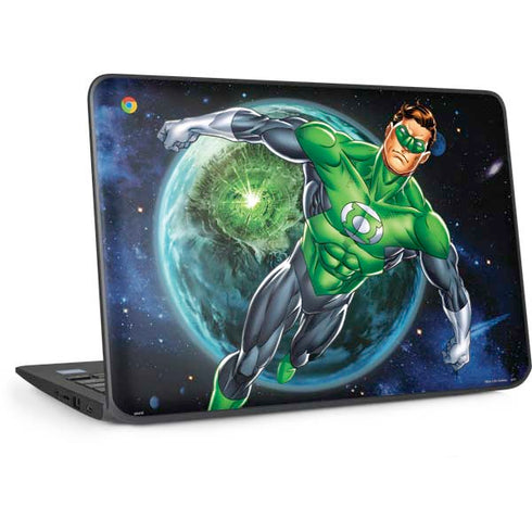 DC Comics Green Lantern Action Pose in Space HP Chromebook Skin