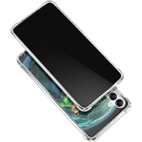 DC Comics Green Lantern Action Pose in Space Galaxy A16 5G Clear Case