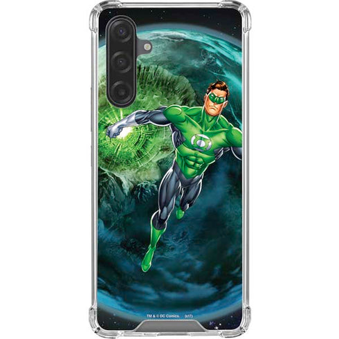 DC Comics Green Lantern Action Pose in Space Galaxy A17 Clear Case