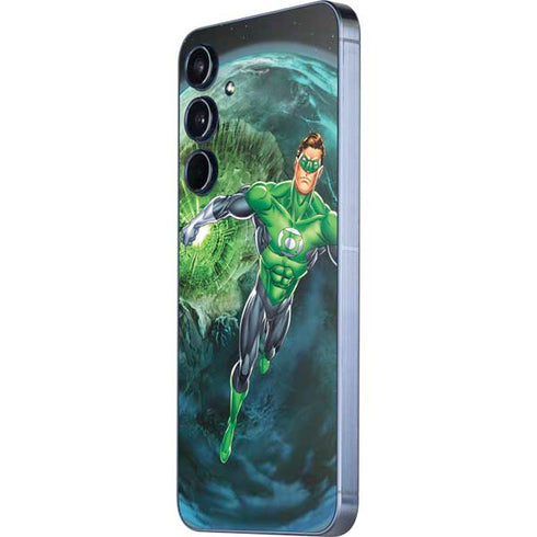 DC Comics Green Lantern Action Pose in Space Galaxy A35 5G Skin