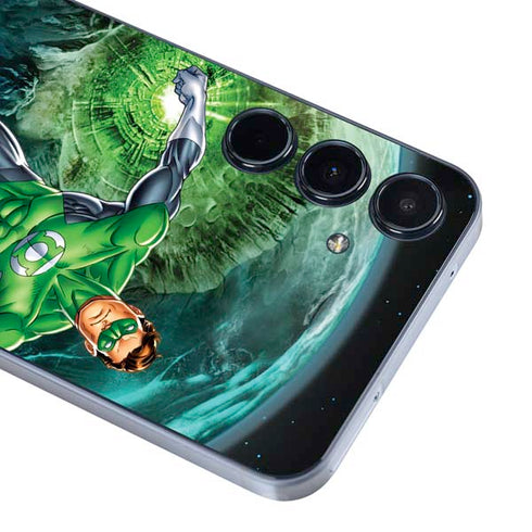 DC Comics Green Lantern Action Pose in Space Galaxy A35 5G Skin