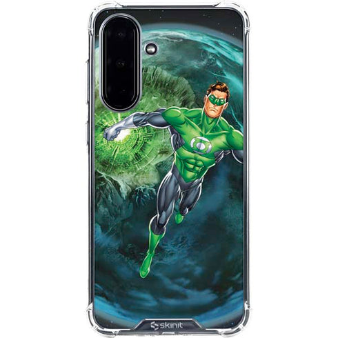 DC Comics Green Lantern Action Pose in Space Galaxy A36 5G Clear Case
