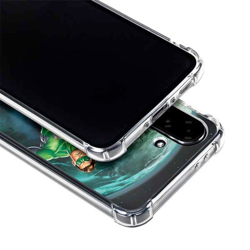DC Comics Green Lantern Action Pose in Space Galaxy A36 5G Clear Case