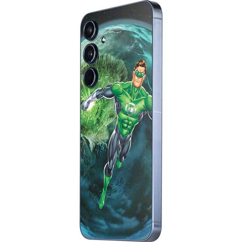 DC Comics Green Lantern Action Pose in Space Galaxy A55 5G Skin