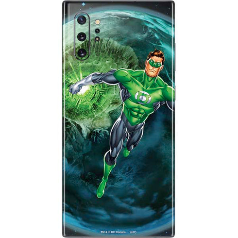 DC Comics Green Lantern Action Pose in Space Galaxy Note 10 Plus Skin