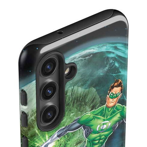 DC Comics Green Lantern Action Pose in Space Galaxy S25 Impact Case