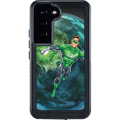 DC Comics Green Lantern Action Pose in Space Galaxy S24 Waterproof Case