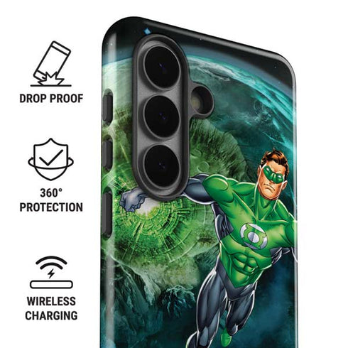 DC Comics Green Lantern Action Pose in Space Galaxy S26 Plus Impact Case