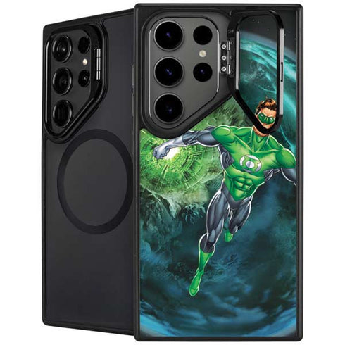DC Comics Green Lantern Action Pose in Space Galaxy S26 Ultra Kickstand Case