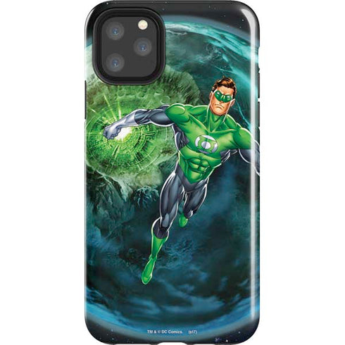 DC Comics Green Lantern Action Pose in Space iPhone Cases