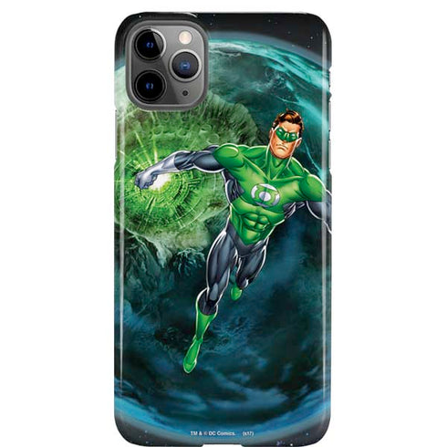 DC Comics Green Lantern Action Pose in Space iPhone Cases