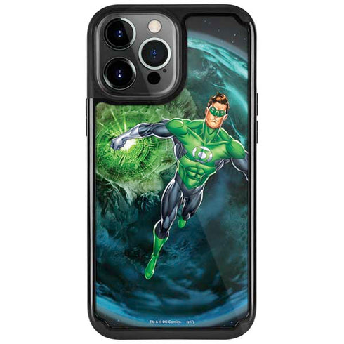 DC Comics Green Lantern Action Pose in Space iPhone Cases