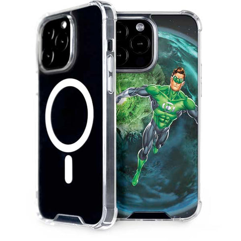 DC Comics Green Lantern Action Pose in Space iPhone Cases