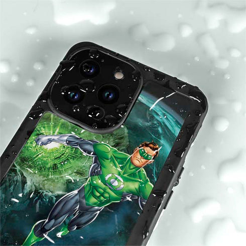 DC Comics Green Lantern Action Pose in Space iPhone 15 Pro Waterproof Case