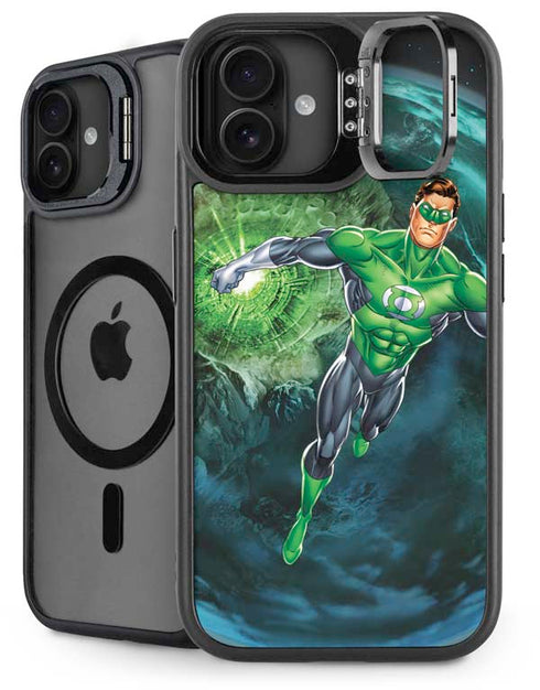 DC Comics Green Lantern Action Pose in Space iPhone 16 Kickstand Case