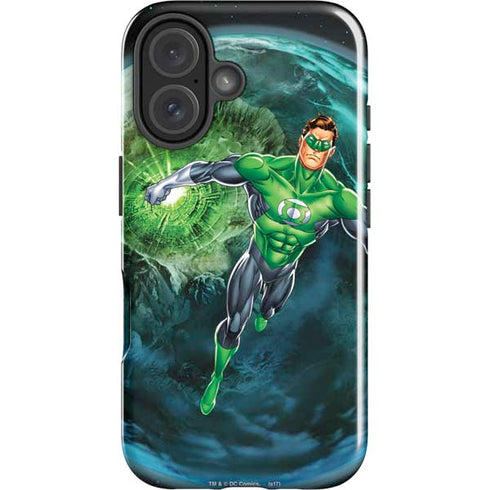 DC Comics Green Lantern Action Pose in Space iPhone 16 Plus Impact Case
