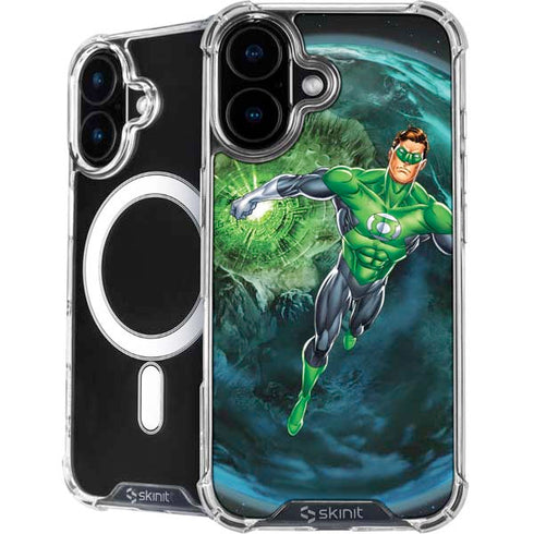DC Comics Green Lantern Action Pose in Space iPhone 16 Plus MagSafe Case