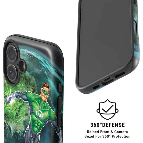 DC Comics Green Lantern Action Pose in Space iPhone 16 Plus Magsafe Impact Case