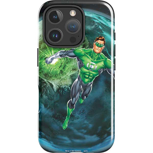 DC Comics Green Lantern Action Pose in Space iPhone 16 Pro Impact Case