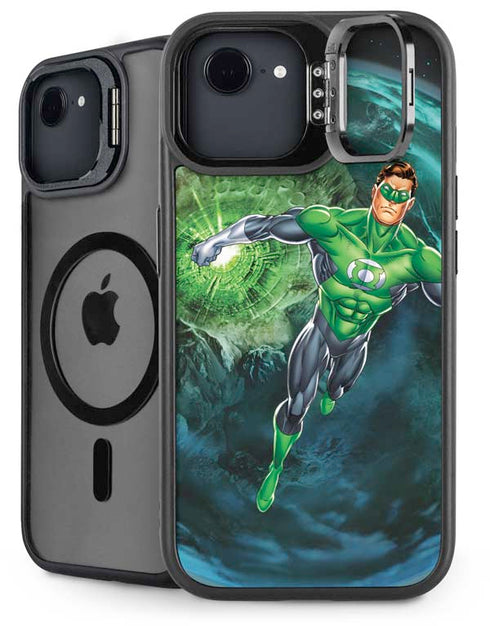 DC Comics Green Lantern Action Pose in Space iPhone 16e Kickstand Case