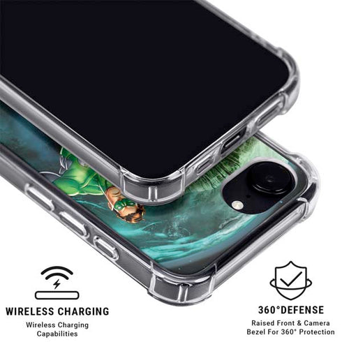 DC Comics Green Lantern Action Pose in Space iPhone 16e MagSafe Case