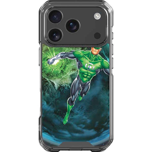 DC Comics Green Lantern Action Pose in Space iPhone 18 Pro Clear Case