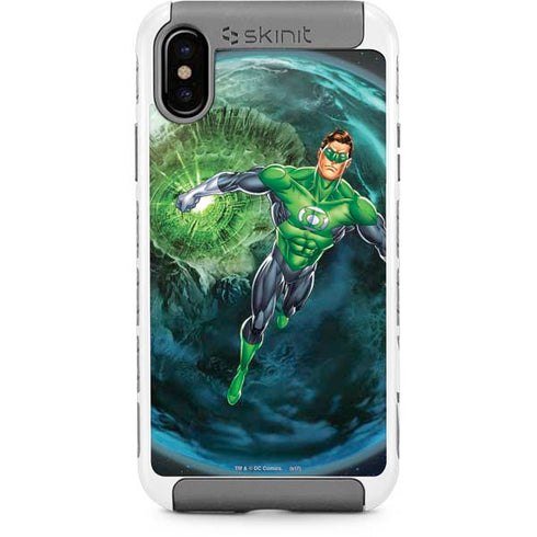 DC Comics Green Lantern Action Pose in Space iPhone Cases