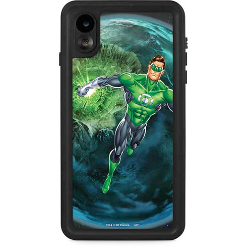 DC Comics Green Lantern Action Pose in Space iPhone Cases