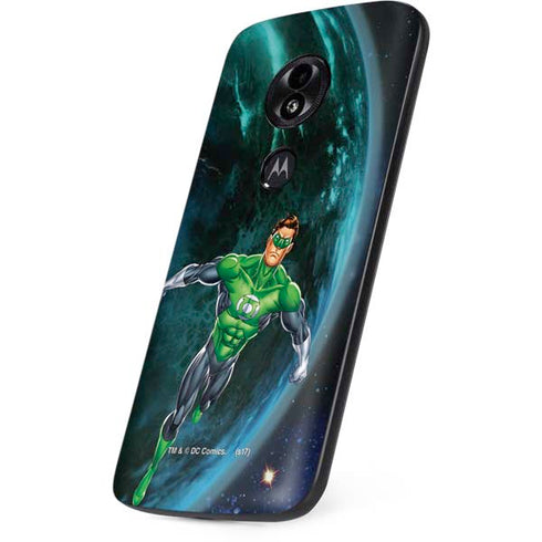 DC Comics Green Lantern Action Pose in Space Moto E5 Play Skin