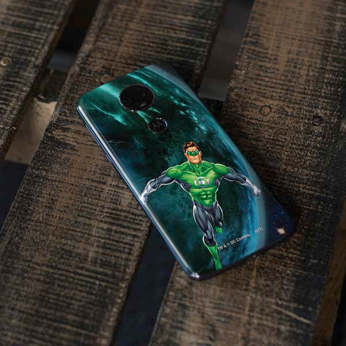 DC Comics Green Lantern Action Pose in Space Moto E5 Plus Skin
