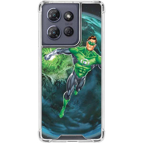DC Comics Green Lantern Action Pose in Space Moto G 5G (2025) Clear Case