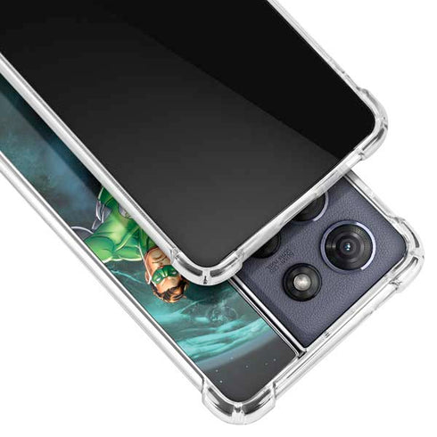 DC Comics Green Lantern Action Pose in Space Moto G 5G (2025) Clear Case
